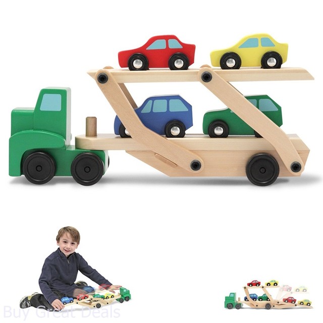 wooden toddle truck