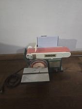 RIKON MODEL: 50-110, BENCH TOP 4" X 36" BELT SANDER AND 6" DISC COMBO