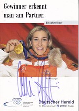 Autogramm - Anni Friesinger (Eisschnelllauf)