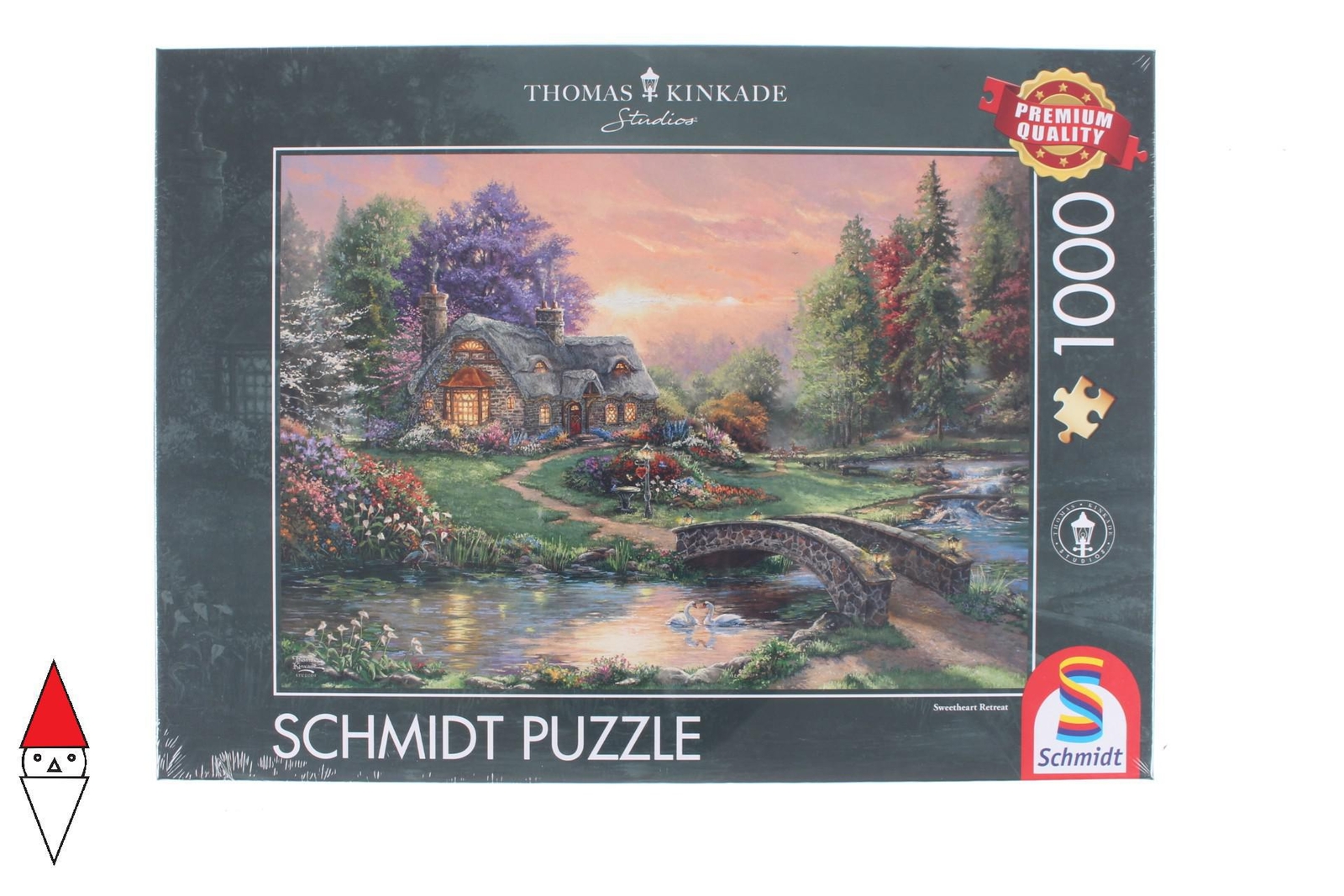 PUZZLE PAESAGGI SCHMIDT COTTAGES E CHALETS SWEETHEART RETREAT 1000 PZ