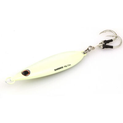 Shimano Super Glow BUTTERFLY FLAT-FALL Jigs (BFLFF160SG) Fishing