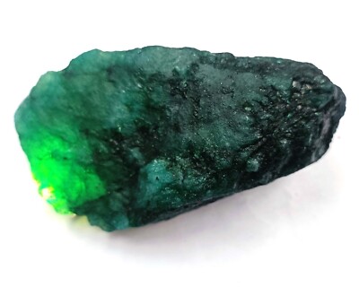 DYED Uncut Rough 670.25 Ct Natural Green Emerald EGL Certified Gemstone SMQ