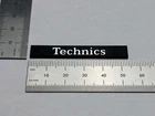 Technics SP10 Turntable Badge Logo Emblem Silver With Self Stick Adhesive