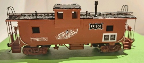 Overland Models escala HO latón internacional W-V caboose Frisco OMI #3907 | Condition: Used