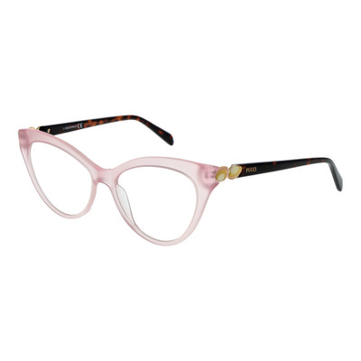 Pucci Damenbrille EP5196 072 Rose Vollrand Kunststoff Cat-Eye-Fassung 54 mm
