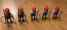 Playmobil 5596 Series 8 Boys Confederate Civil War Rebel Army of 5 Soldiers- New