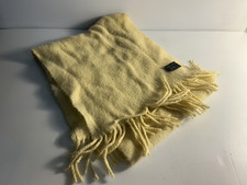 Vintage Specialty House Cream Acrylic Scarf with Fringe