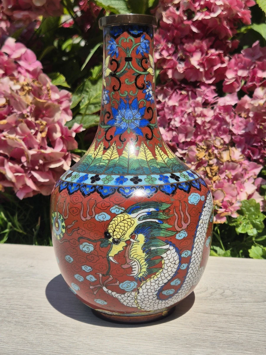 antique cloisonne vase products for sale | eBay