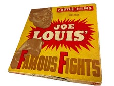 16mm Movie Joe Louis Famous Fights Louis vs. Conn. vs. Baer See Description