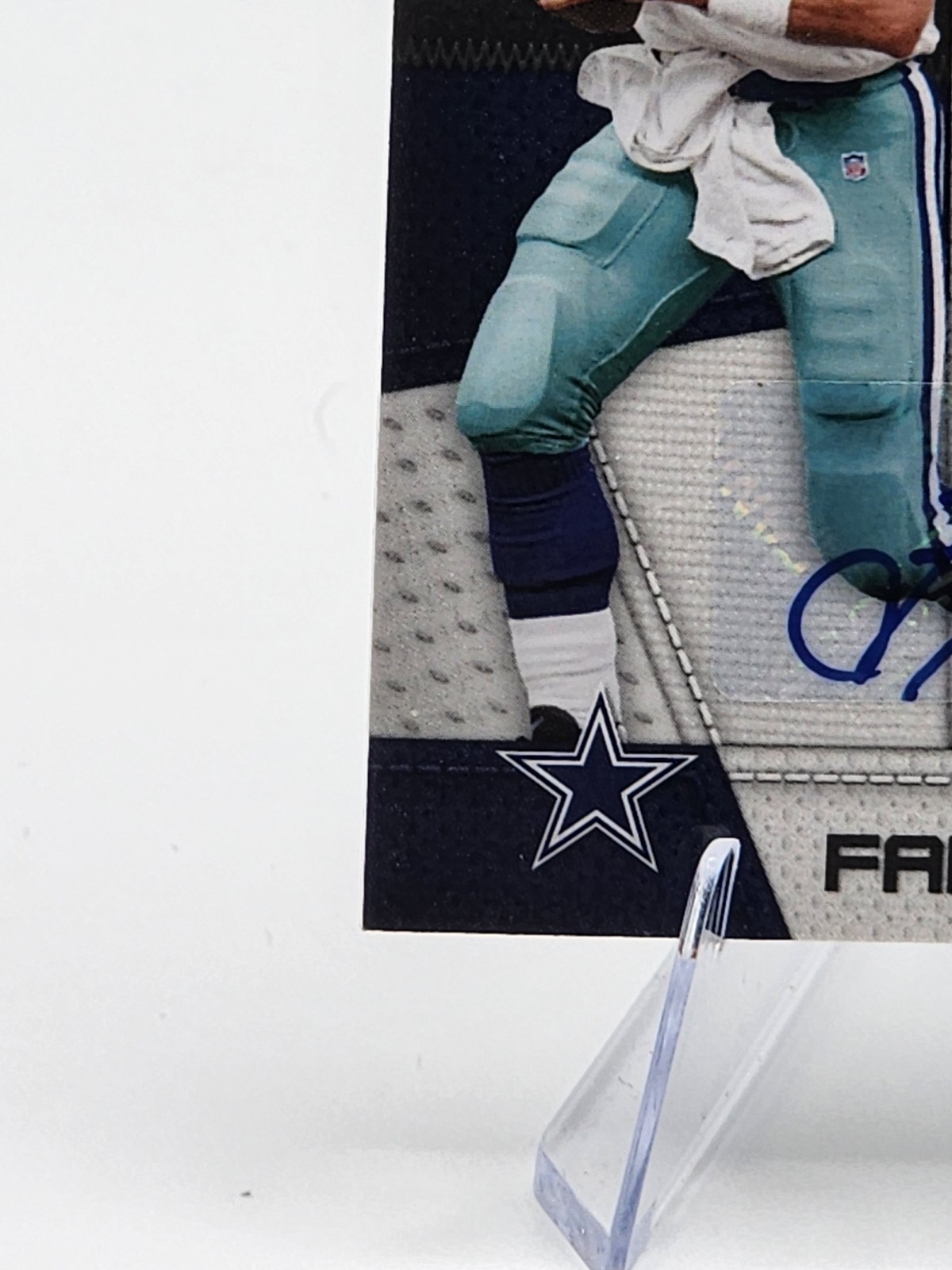 Troy Aikman /25 2010 Panini Certified Auto Game Used Patch Dallas Cowboys SSP view 6