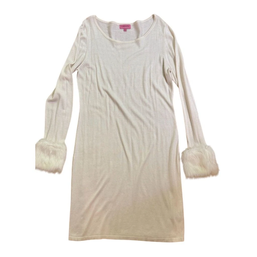 Fur Long Sleeve Dresses for Women for sale | eBay