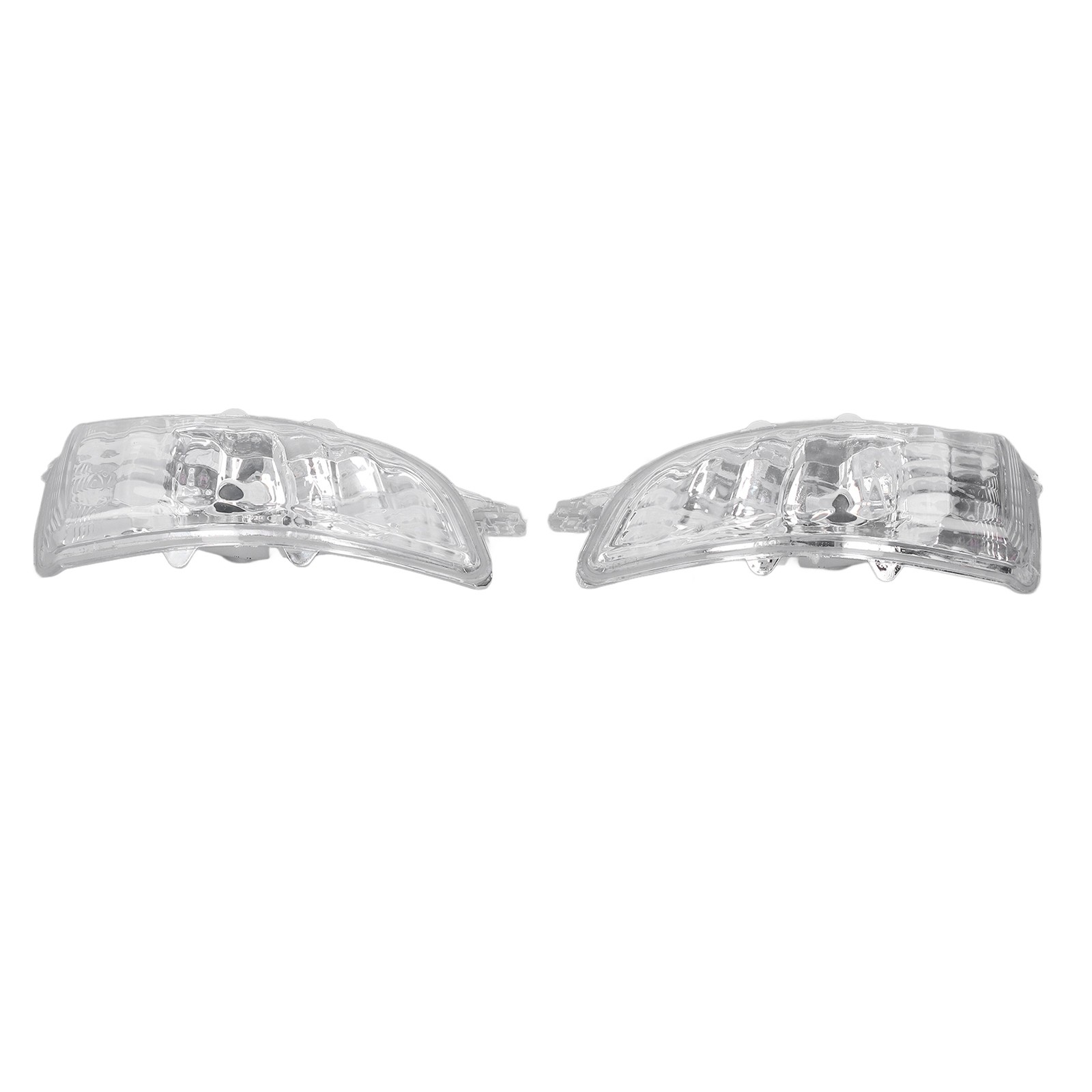1 Pair Front Wing Mirror Indicator Light Lens Clear Cover For S80 II AS 124