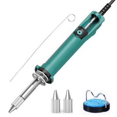 Temperature Controlled Desoldering Iron Solder Sucker 180W 3 Nozzles Circuit Boa