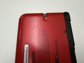 Nintendo 3DS XL Red Console Handheld w/ Charger & 4GB SD Card (USA) Refurbished