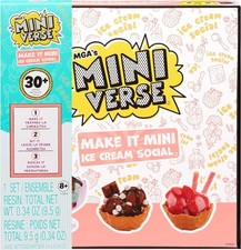 MGA's Miniverse Make It Mini Food Make It Mini Ice Cream Social Amazon Exclusive