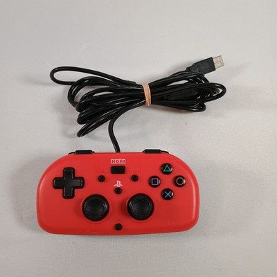 Hori Mini Wired Gamepad for PlayStation 4 PS4 - Red PS4-100U Controller Tested