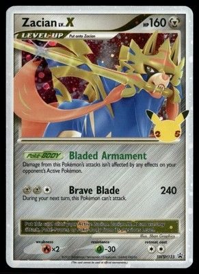 Zacian LV. X SWSH: Sword & Shield Promo Cards SWSH135 Pokemon Card TCG