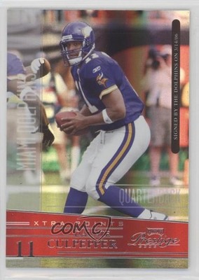 2006 Playoff Prestige Xtra Points Red 16/100 Daunte Culpepper #87 5qi