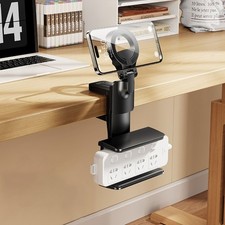 Under Desk Power Strips Holder Adhesive Mount for Cable Management Space Saving