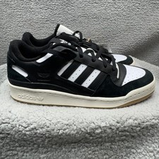 Adidas Forum Low CL Shoes Mens Size 11 Black White Originals Sneakers ID6857