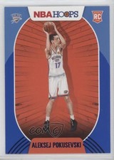2020-21 Panini NBA Hoops Blue Aleksej Pokusevski #219 0jv5