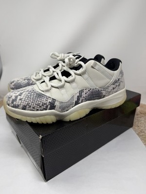 Jordan 11 Retro Low Snake Light Bone Sneaker CD6846-002 Men s 9.5