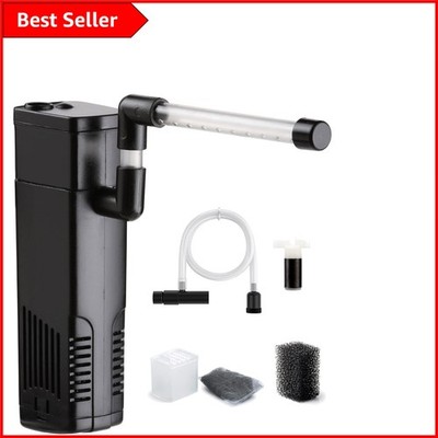 Vielseitiger Mini Aquarium Filter mit Zubehör - für Kaltwasser & tropische Fische