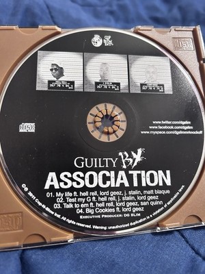 Rare 4 Track Promo CD Hell Rell Guilty By Association  Hip Hop Unreleased Track!