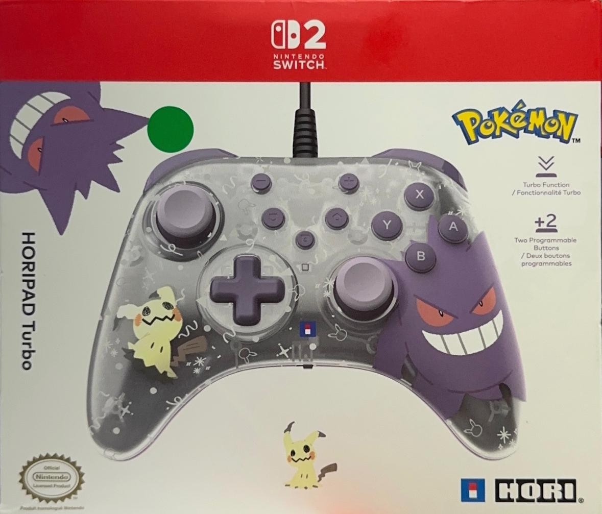 HORI HORIPAD Turbo (Gengar & Mimikyu) for Nintendo Switch 2 Open