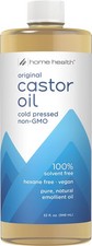Home Health Original Castor Oil, Promotes Healthy 32 Fl Oz Pack of 1 , White