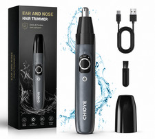 Ear and Nose Hair Trimmer with LED indicator USB Rechargeable Water Resistant