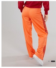 adidas Womens Adicolor Classic Firebird Loose Track Pants Coral/Team Victory Red