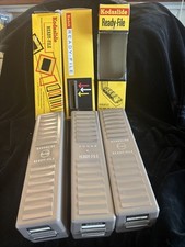 3- Kodak Kodaslide Ready File 35mm Slide Storage Container With Boxes