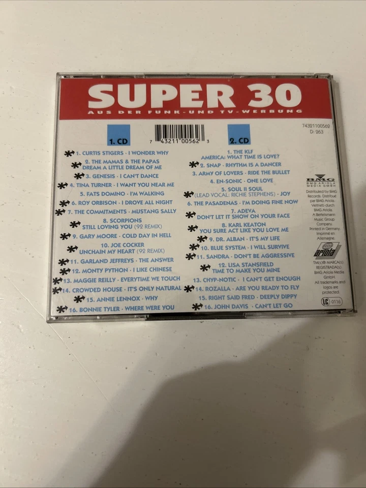 2 CDs SUPER 30 aus der Funk- und TV-Werbung - Bild 2 von 2