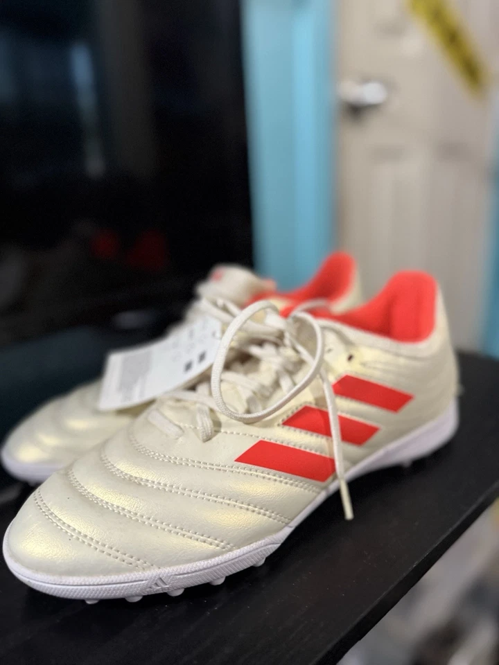 New COPA 19.3 TURF FOOTBALL BOOT (White / Solar Red / Cloud White) Size 6 - Image 2 of 4