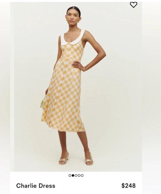 NWT Reformation Charlie Dress Size 12
Opens in a new window or tab