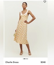 NWT Reformation Charlie Dress Size 12