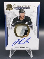 2017-18 The Cup Jeff Carter Signature Materials Patch Auto /99 - LA Kings