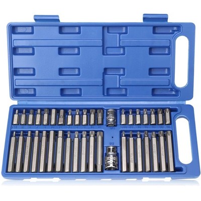 Vielzahn Nuss Satz 40 Stück Steckschlüssel Set Torx Sechskant Spline