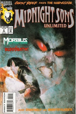 MIDNIGHT SONS SUNS UNLIMITED #2 (1993) GHOST RIDER MORBIUS BLADE ~ NM 9.2