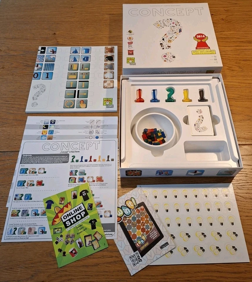 Concept Deutsch nom. z. Spiel des Jahres Repos Production unbespielt - Bild 2 von 4