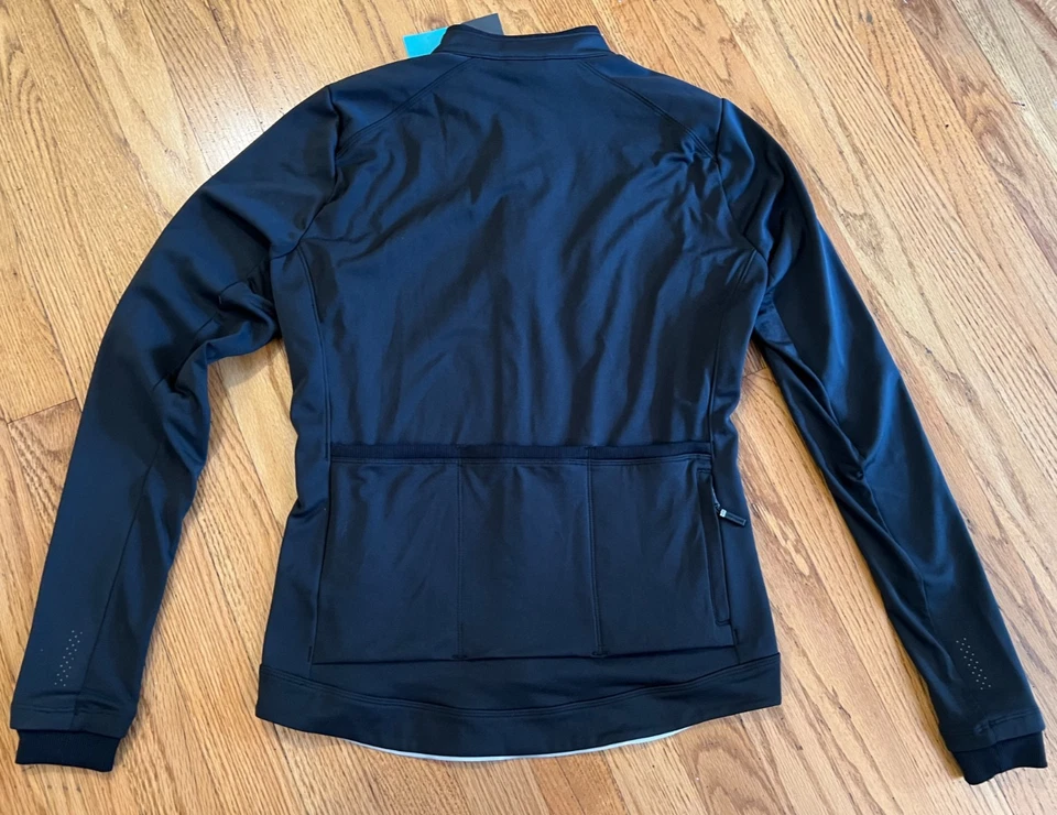 Chaqueta de ciclismo Bontrager Velocis Softshell para mujer talla pequeña negra nueva con etiquetas $140 Foto 3 de 4