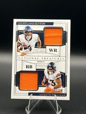COURTLAND SUTTON JAVONTE WILLIAMS 2024 NATIONAL TREASURES PATCH /99 Q4186