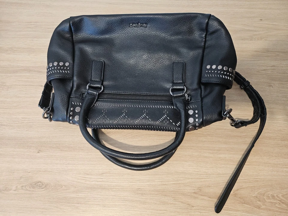 Sac noir DESIGUAL LOVE LOVE LOVE - Photo 4/4