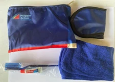 PHILIPPINE AIRLINES COLLECTORS' TRAVEL TOILETRY AMENITY BAG KIT