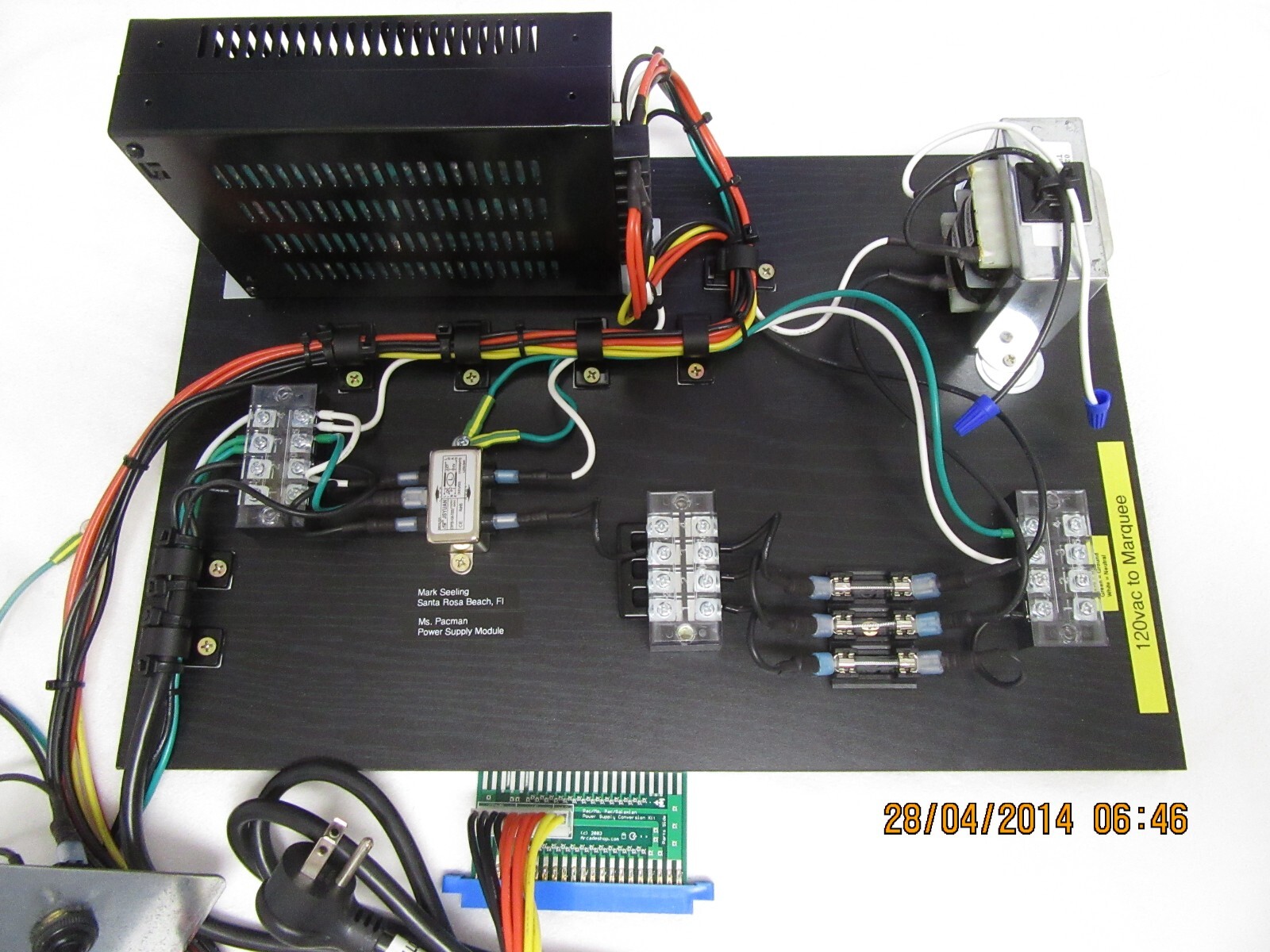 Arcade, MIDWAY - Replacement Switching Power Supply Module; Ms. Pacman ...