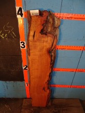A1860  1 3/4" thick cherry live edge slab shelf table top kiln dried