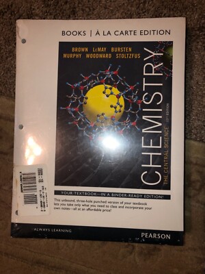 Chemistry The Central Science a la Carte by Brown 13th edition ...