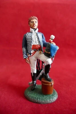 Soldat de plomb 1er empire Officier de hussards G-B 1814 -  Delprado - Photo 1/3