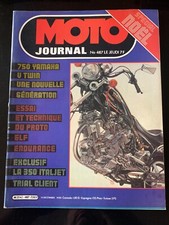 MOTO JOURNAL N°487 du 12/1980; 750 Yamaha V Twin/ Essai et technique du Proto El